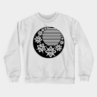 Ornamental waning moon Crewneck Sweatshirt